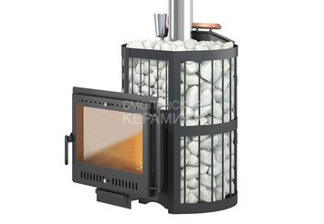 Чугунная печь для бани ЭТНА Стандарт 18 (Панорама) 