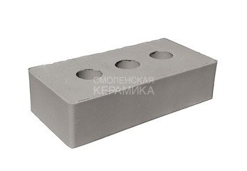 Кирпич лицевой керамический ЖКЗ Серый Гладкий 1НФ полнотелый 1