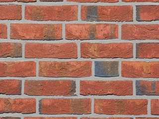 Клинкерная плитка фасадная Röben WASSERSTRICH светло-красный, NF14