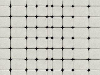 Тротуарная плитка BRAER Классико, Белый