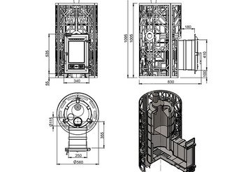 Печь для бани Эверест 
