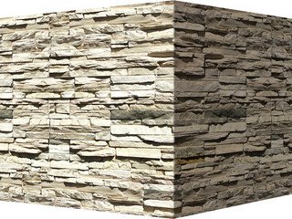 Декоративный камень 100-05 White Hills "Кросс Фелл" (Cross Fell), белый, угловой, без шва