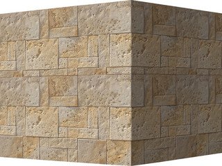 Декоративный камень 486-25 White Hills "Бремар (Braemar), светло-песочный, угловой, без шва