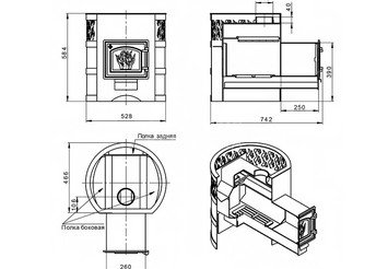 Печь банная Везувий Лава 12 (ДТ-3) 4
