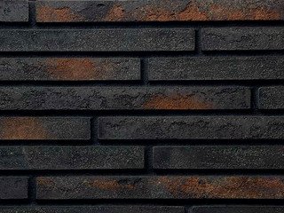 Плитка ручной формовки Real Brick Коллекция 10 ригель 490, RB 10-23 лава