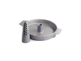 Чугунная сковорода с испарителем для приготовления нежнейшей курицы с гарниром 440х340х90 мм