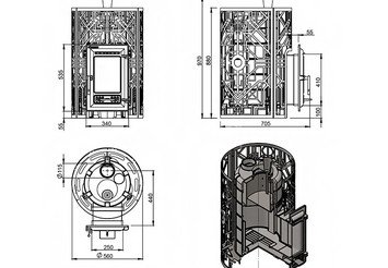 Печь для бани Эверест 