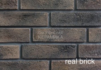 Плитка ригельная Real Brick 3D RB 1-13 Графитовый 1