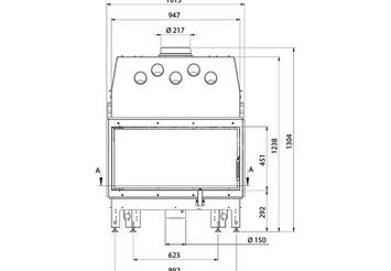 Каминная топка ASTON 