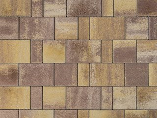 Тротуарная плитка BRAER Старый город "Ландхаус", Color Mix Степь, 80 мм