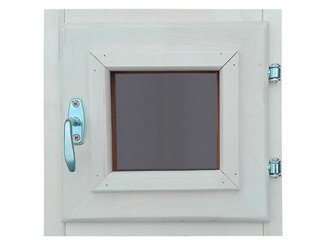 Форточка ОСИНА бронза (1стекло обычное 1тонир.) 300*300