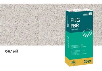 Сухая затирочная смесь STRASSER для широких швов (5-30мм), FUG FBR белый 1