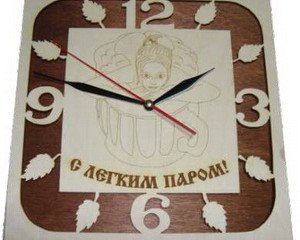 Часы резные С легким паром ЧР-Л