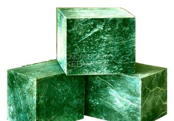 Камень д/сауны Нефрит кубики 10кг (ведро) (М) 1