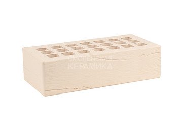 Кирпич облицовочный керамический ЖКЗ Слоновая кость Дерево 1НФ 2