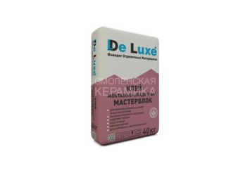 Монтажно-кладочный клей De Luxe МАСТЕРБЛОК, 40 кг 1