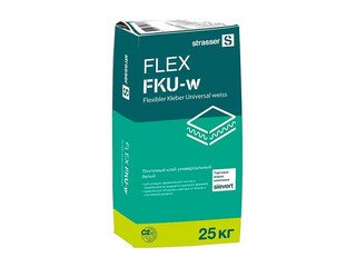 Плиточный клей универсальный белый (С2 ТЕ ) 72984 STRASSER FLEX FKU-w