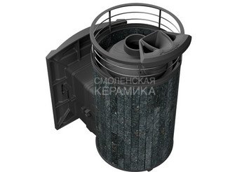 Печь банная «Атмосфера L» Пироксенит ламель+сетка с газовой горелкой 2