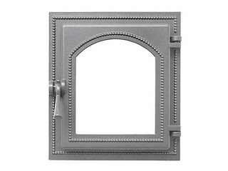 Дверка ВЕЗУВИЙ каминная 220 (не крашенная, без стекла)