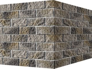 Декоративный камень 445-85 White Hills "Торре Бьянка" (Torre Bianca), серый, угловой