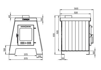 Печь отопительная ASTON 