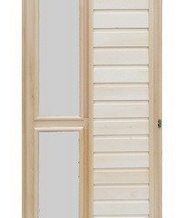 Дверь банная (липа) 1,80х0,70, с/с ДС-09 правая