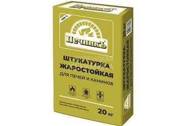 Штукатурка для печей и каминов Печникъ 20,0 кг 1