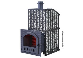 Печь банная чугунная Гефест Ураган GFS ЗК 40 (М) в сетке 2
