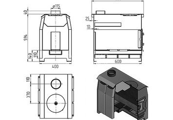 Печь отопительная Везувий 