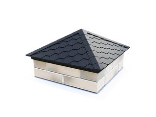 Колпак с посадкой на 2 кирпича Zking Everest серый