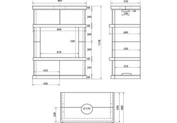 Камин EVEREST U10 
