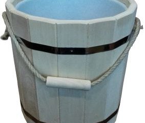 Ведро Емеля 15 л с пластмассовой вставкой ВП-15