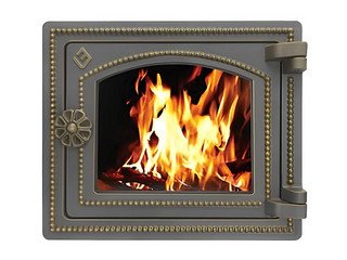 Дверка ВЕЗУВИЙ печная ДТ-3С (Бронза)