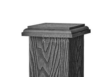 Система ограждений EasyDecking Wood-X, Черное дерево 6