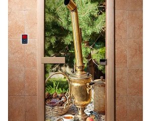 Дверь бан. DW (с фотопечатью) 1900*700 кор. ольха А078