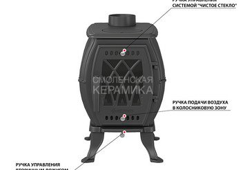 Печь-камин Везувий BX-05 