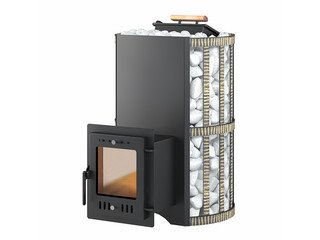 Печь ВЕЗУВИЙ Скиф с закрытой каменкой Ковка (210) "М"