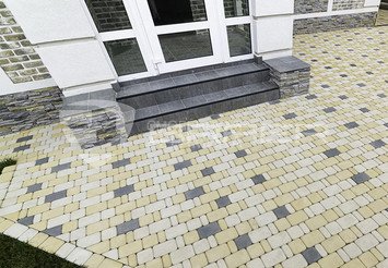 Тротуарная плитка BRAER Классико, Белый 6