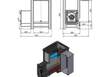 Печь ВЕЗУВИЙ Русичъ 