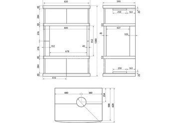 Камин ASTON 700 R 