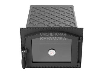 Духовка печная чугунная ДП-ДКГ-2АС (438x332x574) 378×303×492, окрашенная, с термометром (Рубцовск) 2