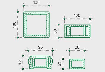 Система ограждений EasyDecking Co-Extrusion White 10
