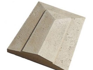 918-20 Накрывная плита White Hills трехскатная "Тиволи", 46*50, песочный