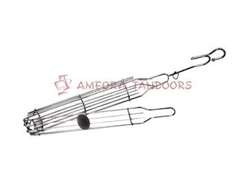 Решетка гриль кебаб нерж. 430 длина 46см 1