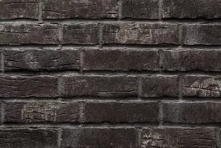 Клинкерная плитка фасадная Stroher 376 platinschwarz 14 мм