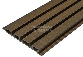 Фасадная (стеновая) реечная панель CM WALL DUAL, 219х26x4000 мм, MACADAMIA (Макадамия) 1