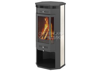 Печь-Камин ASTON 11кВт (180 м3) пристенно-угловой Ø 150мм 1