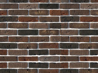 Декоративный камень 304-60 White Hills "Лондон брик" (London brick), коричневый, плоскостной