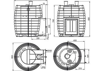 Печь для бани Эверест 