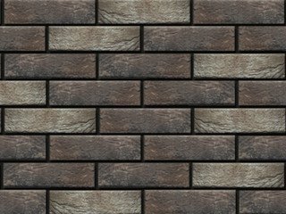 Фасадная термопанель рядовая АЛЯСКА 28. Loft brick peper, 60 мм